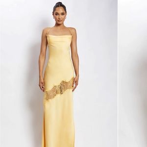 New with tags Meshki lemon Chandra dress